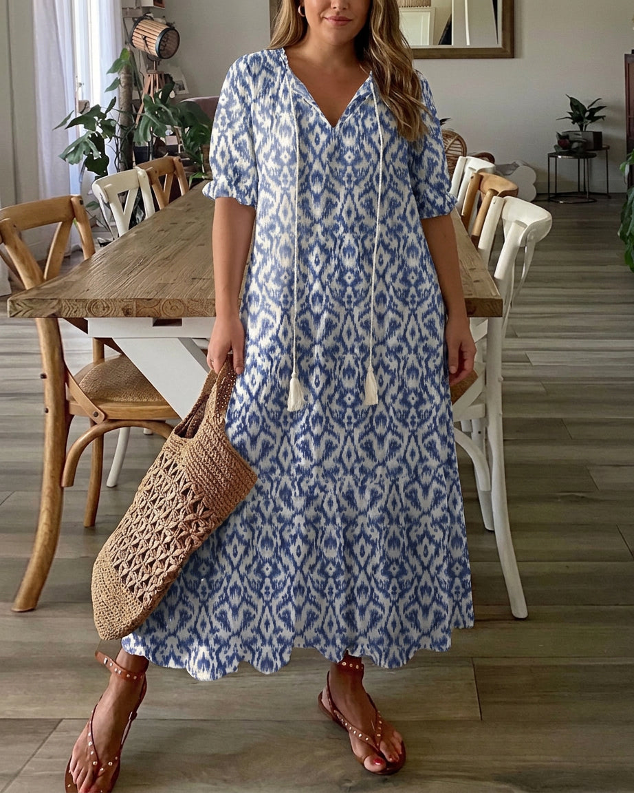 Michaela - Abito boho che copre il ventre